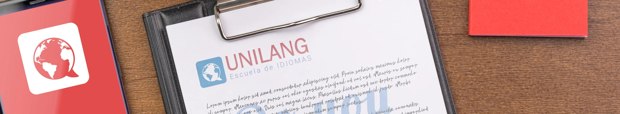 Unilang Idiomas Banner