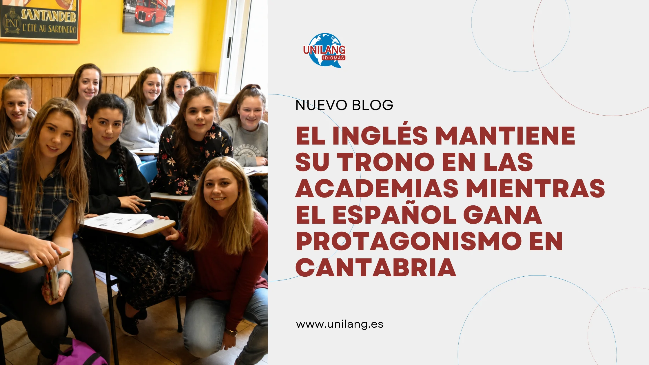English keeps its throne in academies while Spanish emerges as a new attraction in Cantabria