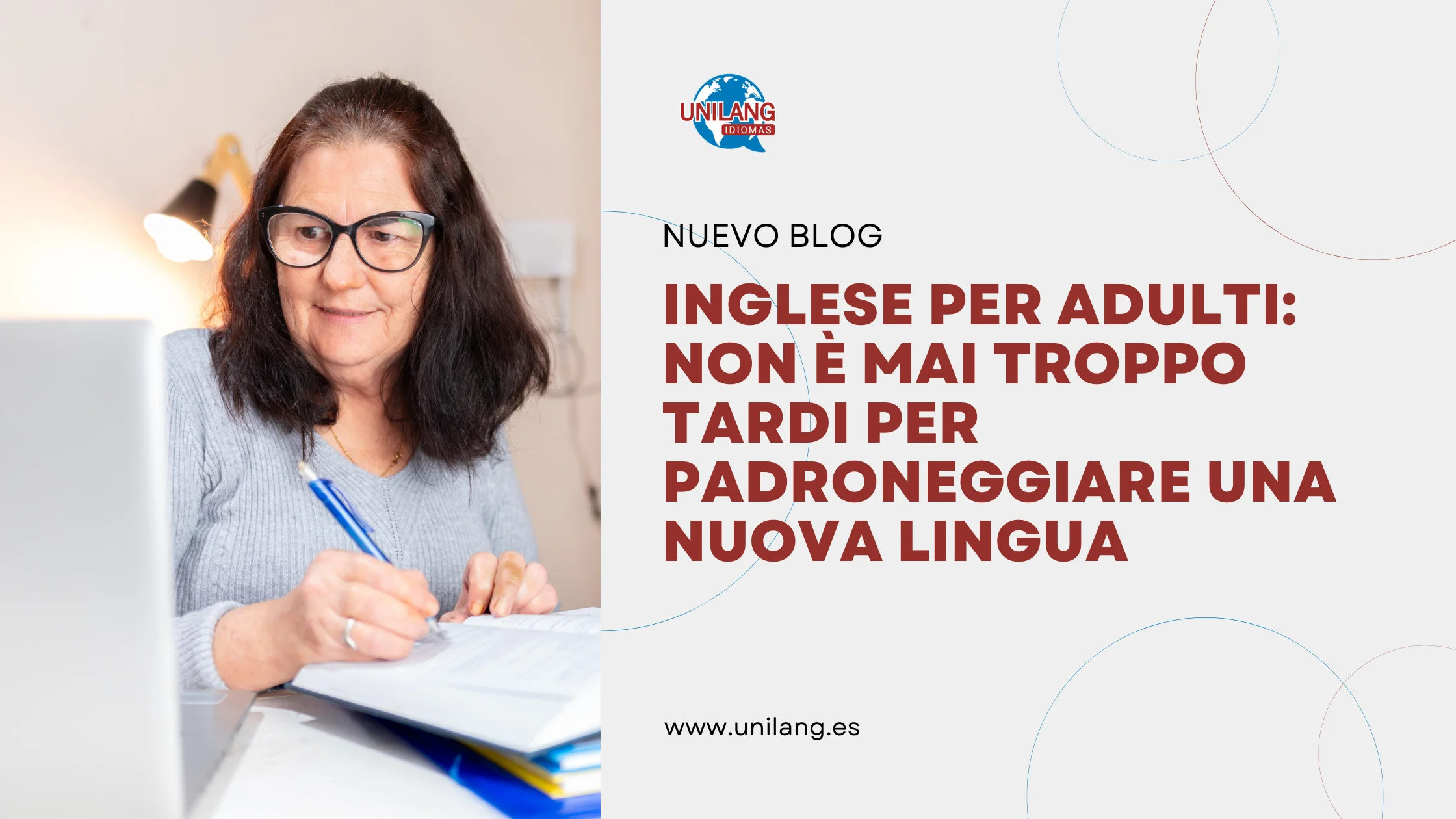 Inglese per adulti: non è mai troppo tardi per padroneggiare una nuova lingua